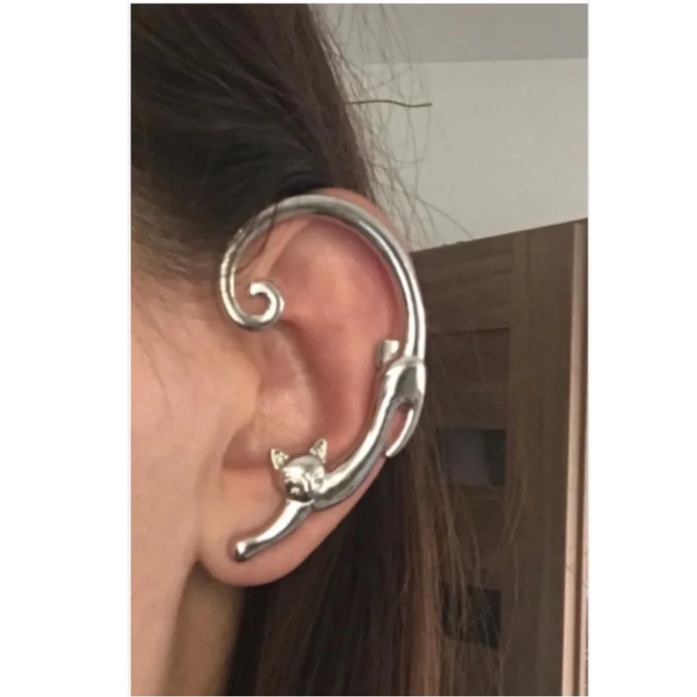 NEW "Puuurfect" Cat Wrap Earring - Picture 9 of 10